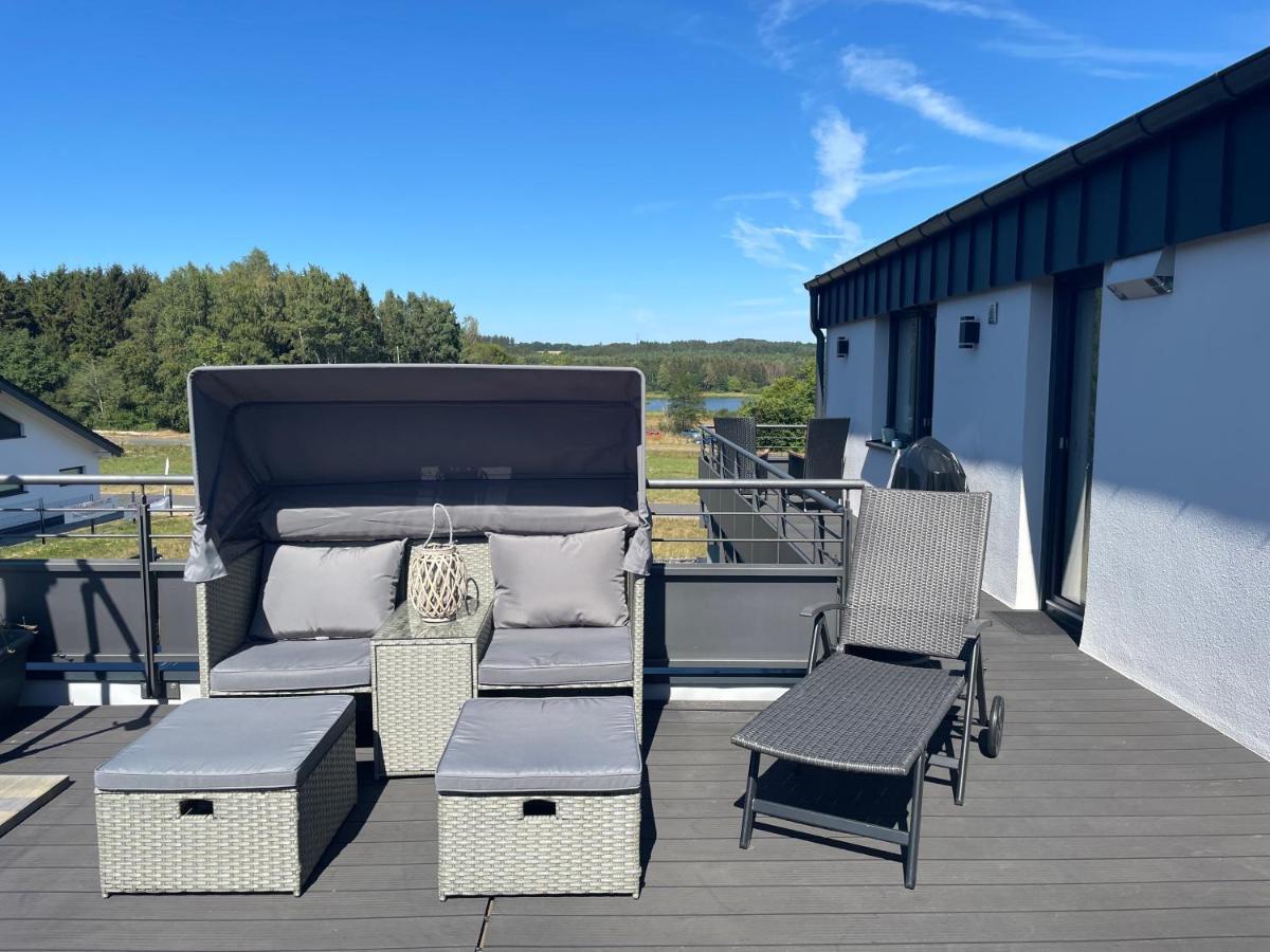 #Neu L Seeblick L Netflix L Boxspring L Nespresso L E-Tuer L Terrasse L 82M2 Ulmen Extérieur photo