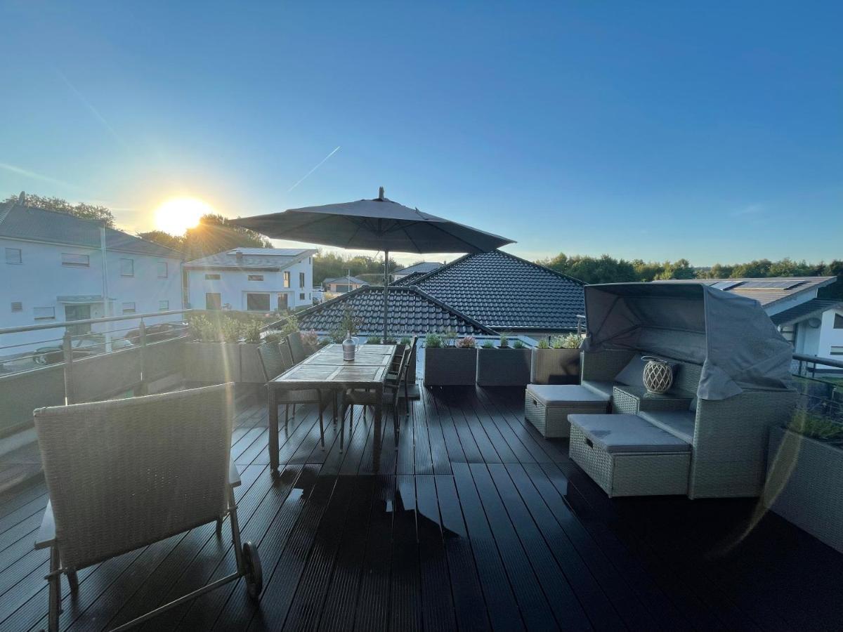 #Neu L Seeblick L Netflix L Boxspring L Nespresso L E-Tuer L Terrasse L 82M2 Ulmen Extérieur photo